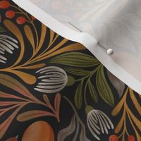 Autumnal Bliss: autumn pattern infused with florals and leaves S