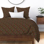 Autumnal Bliss: autumn pattern infused with florals and leaves S