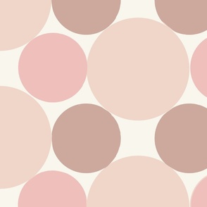 blush circles wallpaper scale