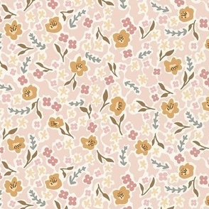ditsy floral centric with soft blush small scale
