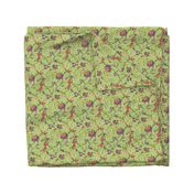 shabby chic paisley lime