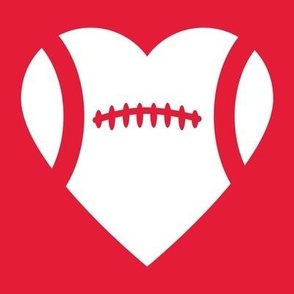 Football Heart, Football Love, High School Football, College Football, Boys Football, School Spirit, Scarlet Red & White