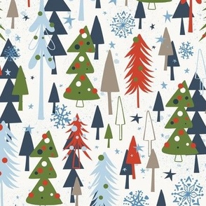 Christmas Forest Ivory Regular