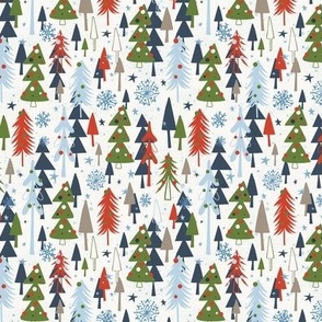 Christmas Forest Ivory Small