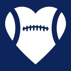 Football Heart, Football Love, High School Football, College Football, Boys Football, School Spirit, Navy Blue & White