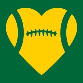 Football Heart, Football Love, High School Football, College Football, Boys Football, School Spirit, Green & Gold, Green & Yellow