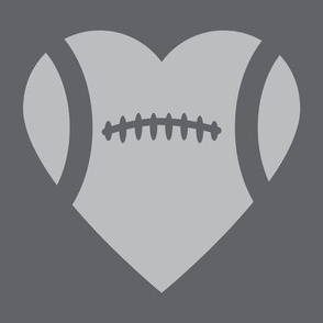 Football Heart, Football Love, High School Football, College Football, Boys Football, School Spirit, Dark Gray & Light Gray
