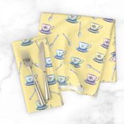 Cute Sketchy Teacups & Spoons