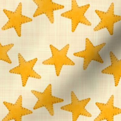 Homespun and Hand-stitched stars