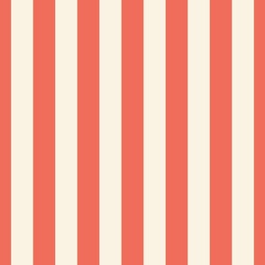 Cabana Stripes - Red - Large (Coastal Chic)
