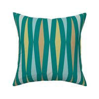 Diamonds Elongated - Sea Green - Large (Coastal Chic)