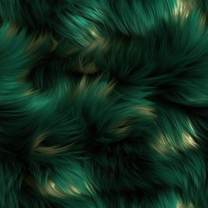 Green Monster Fur