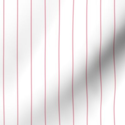 Simple Stripe Pink on White