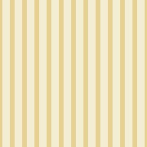 Traditional Stripe Pattern in Cream and Soft Yellow