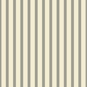 Traditional Stripe Pattern in Cream and Soft Grey