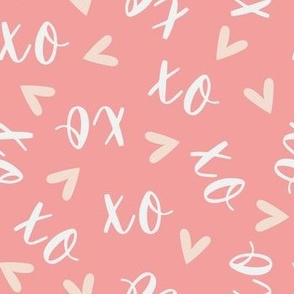 XOXOXO and hearts