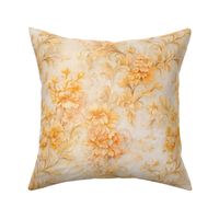 orange shabby rococo