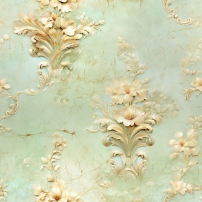 Large Scale distressed rococo 