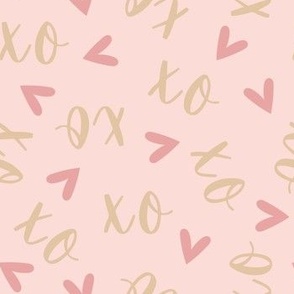 XOXO and hearts