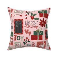 Holiday Gifts Pink 12 inch