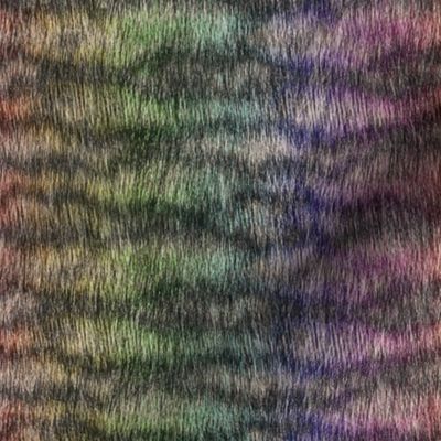 Rainbow brindle realistic fur texture