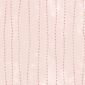 Striped Dotted Line Blender - Peach - Large