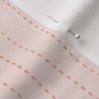 Striped Dotted Line Blender - Peach - Small