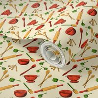 Retro Kitchen Gadgets Pattern