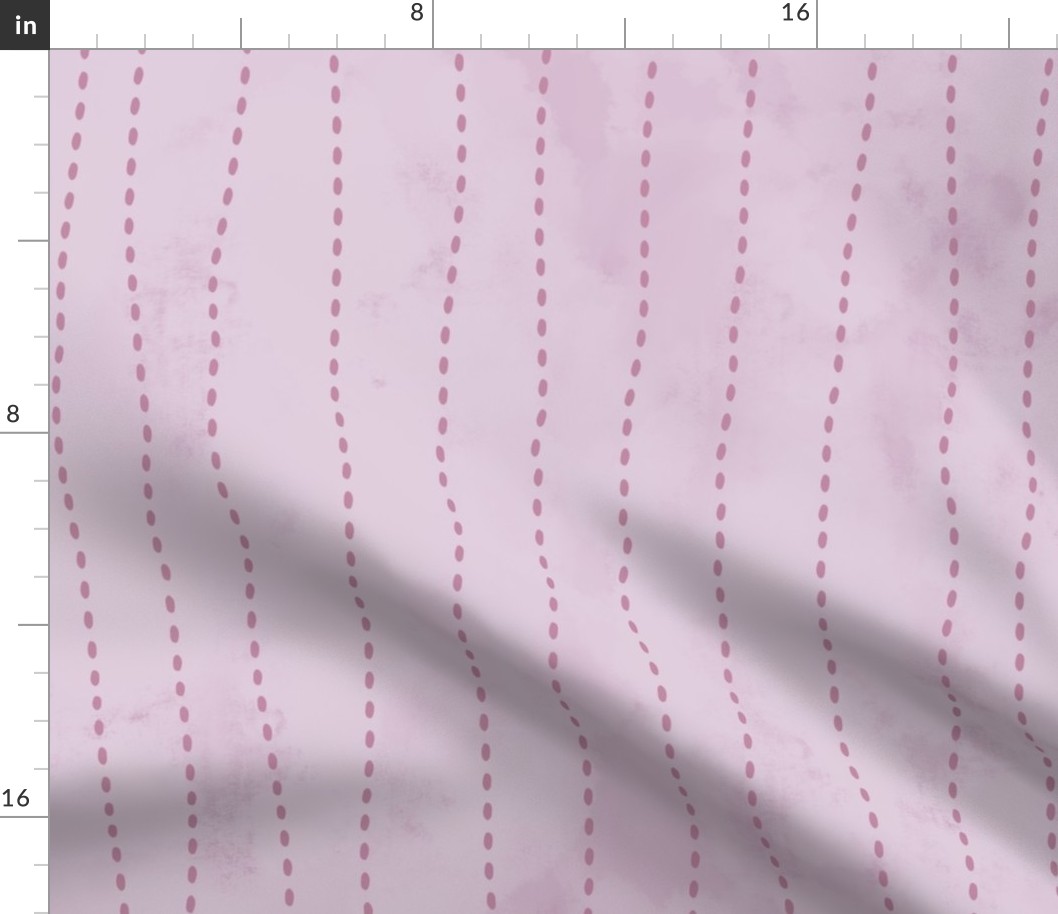 Striped Dotted Line Blender - Pink - Large