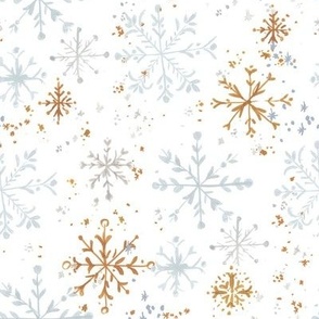 Snowflakes - white 8in