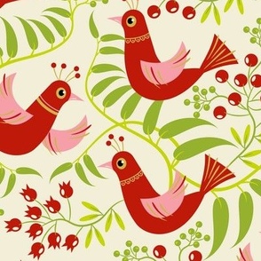 Birds, Berries and Blooms ~ Holiday