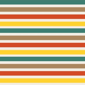 70s multicolor stripe / large