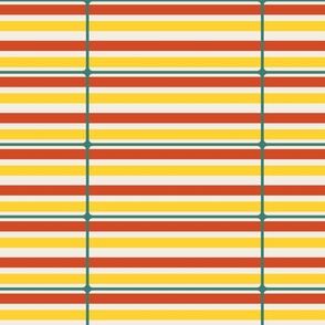 multicolor stripes / retro stripes / medium