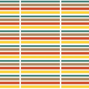 multicolor striped tile / medium