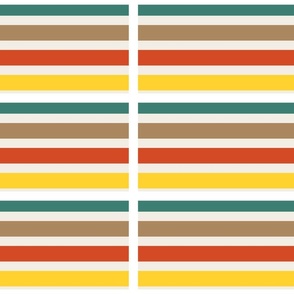 multicolor striped tile/ large