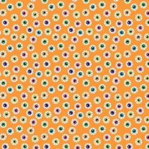 eyeballs on orange 1 inch