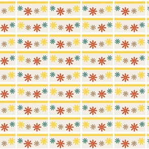 Yellow daisy tile / small