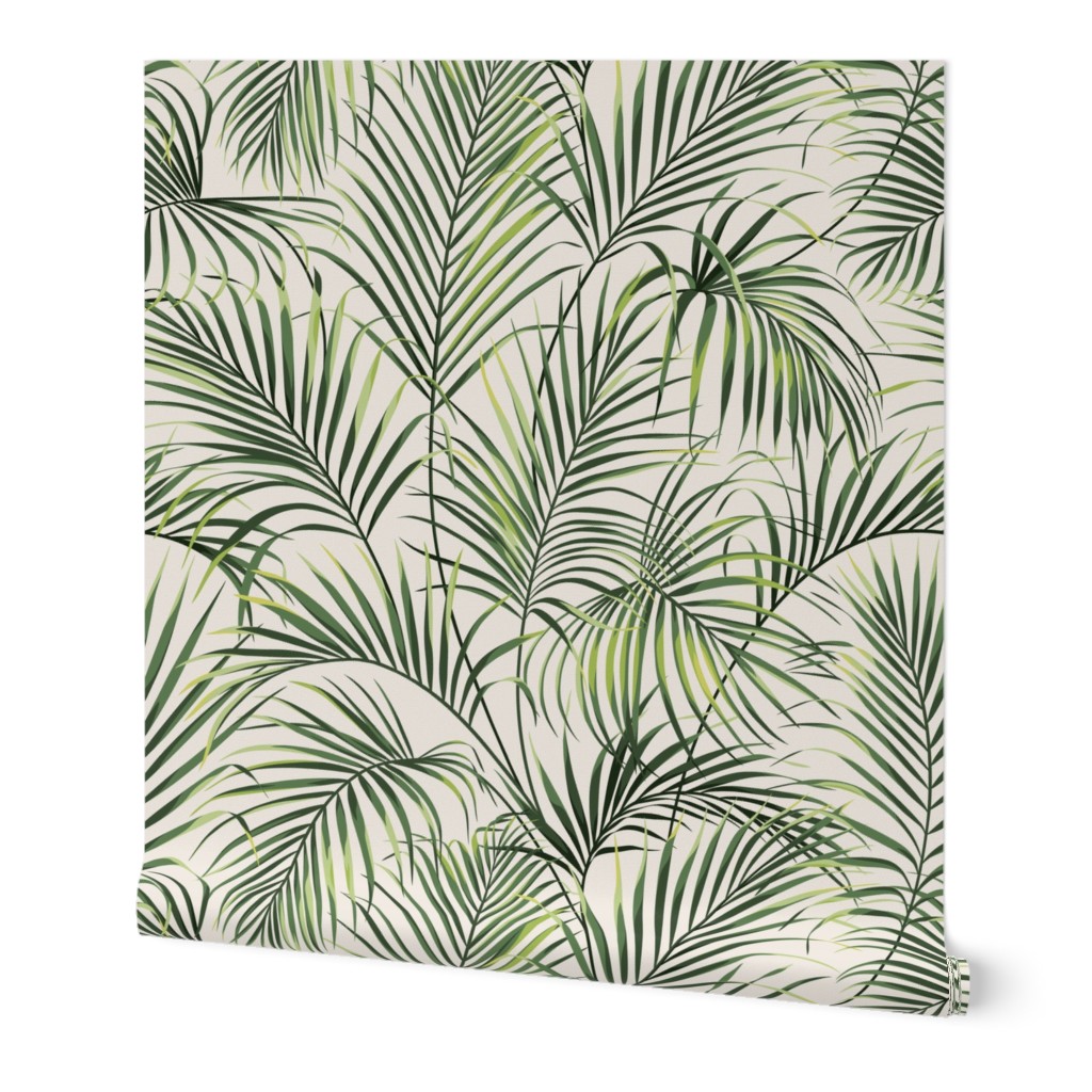 Boho Palms Green forest