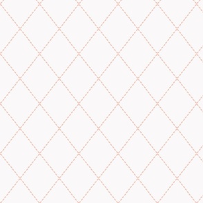 pink diagonals on cream