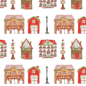 Christmas Town Houses