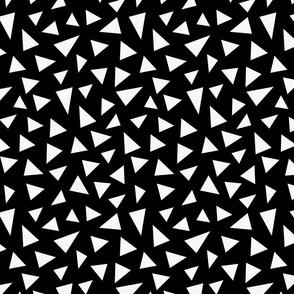 Black and White Geometric Triangles