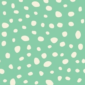 Mint Green Polka Dots Modern