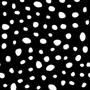 Black and White Polka Dots Modern