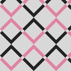 Pink Geometric Zig Zag Stripes