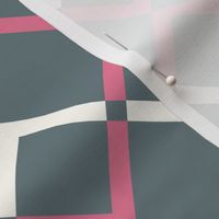 Pink Geometric Zig Zag Stripes