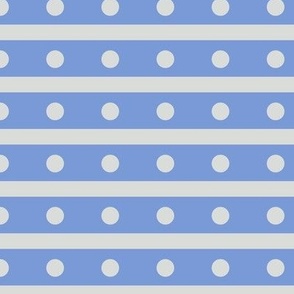 Blue Stripes and Dots