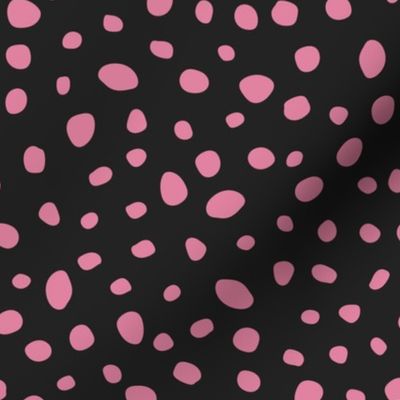 Black and Pink Polka Dots