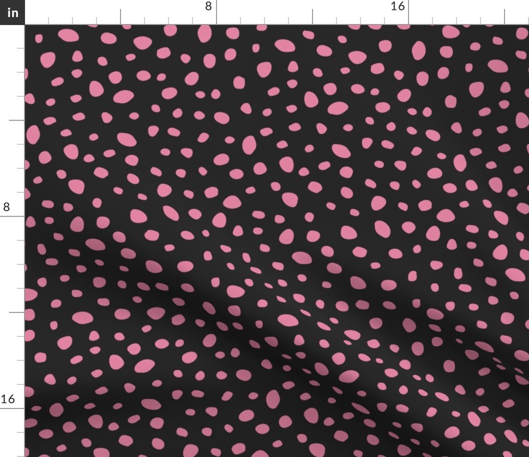 Black and Pink Polka Dots