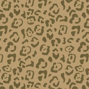 Safari Dreams - Leopard Animal Print - chocolate brown