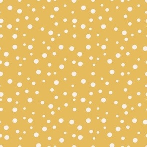 cream dots yellow